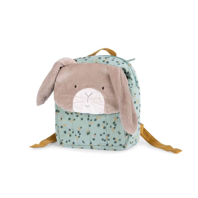 Mochila conejo salvia Trois petits lapins