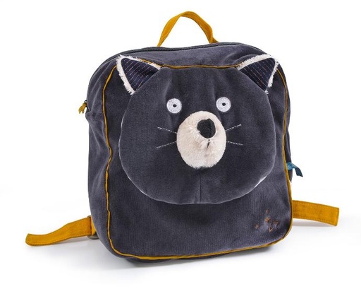 [666070] Mochila gato gris Alphonse Moustaches